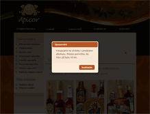 Tablet Screenshot of medovina-apicor.cz